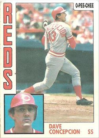 1984 O-Pee-Chee Baseball Cards 055      Dave Concepcion